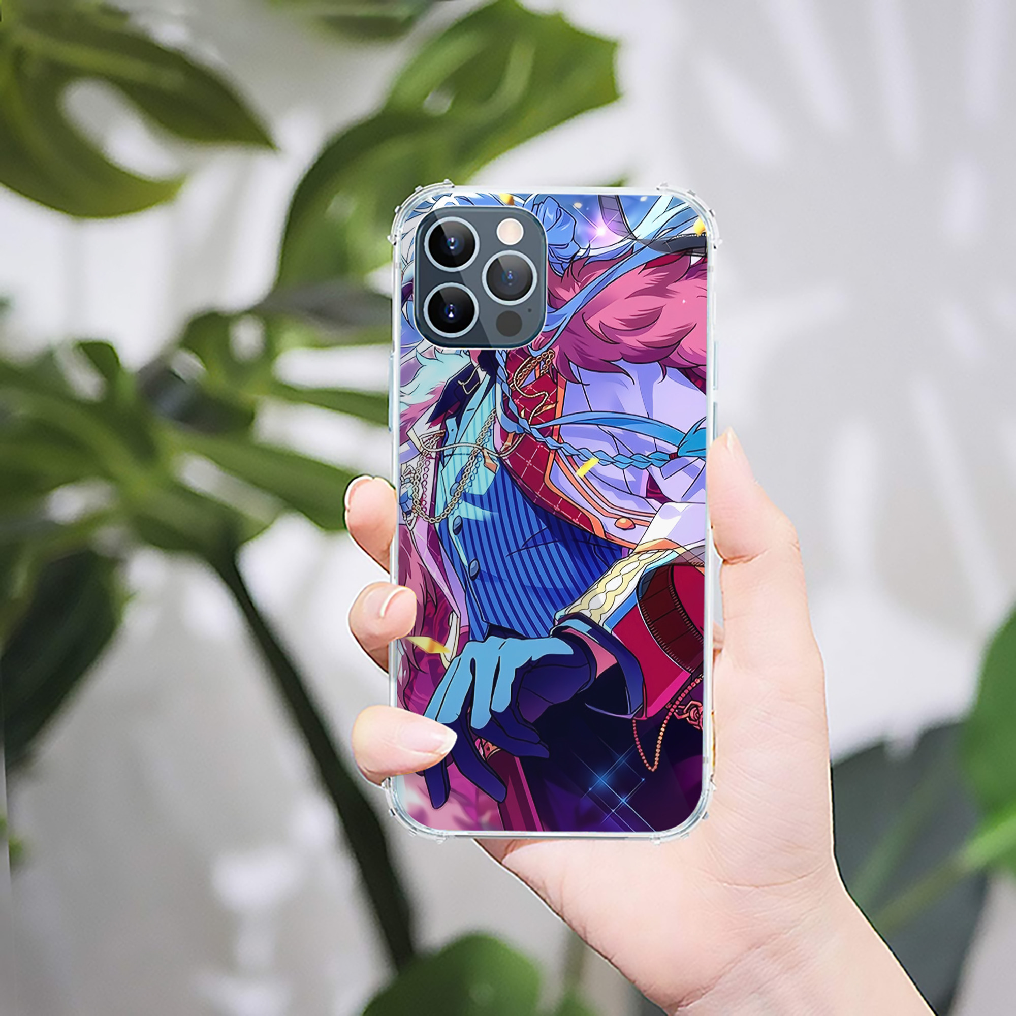 （画像用） あんさんぶるスターズ! Ensemble Stars 【iPhone 12シリーズ対応】透明スマホケース（クリアソフトケース）